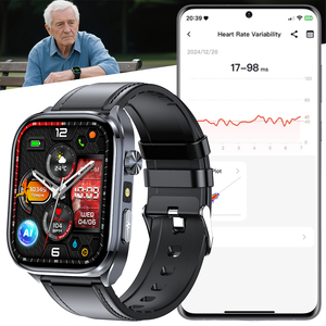 Orologio Sanitario ECG all'Ingrosso con Monitoraggio di Frequenza Cardiaca e Ossigeno nel Sangue, Risposta a Domande Intelligente con AI GPT, Smartwatch Android da Uomo - Product Image 1