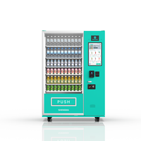 Máquina Expendedora Automática de Bebidas y Aperitivos Operada con Tarjeta de Crédito, con Pantalla Inteligente de 21.5 Pulgadas, para Uso en Centros Comerciales, Integración SDK