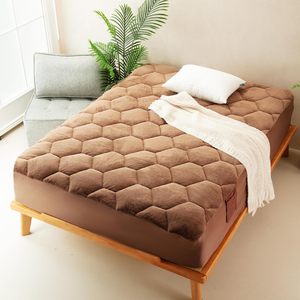 Protège-matelas matelassé ajusté, <span class=keywords><strong>drap</strong></span>-<span class=keywords><strong>housse</strong></span> moelleux, surmatelas de luxe doux et ajusté - Product Image 2