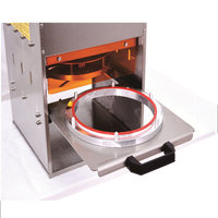 Scelleuse électrique semi-automatique en acier inoxydable pour conteneurs en aluminium, machine de thermoscellage pour emballages en papier et en bois, qualité alimentaire