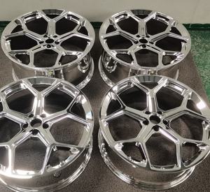 Rines de Aleación Forjados Personalizados con Acabado Cromado Pulido y Cepillado 5*112 5*120 5*130 para Autos Mustang <span class=keywords><strong>GT</strong></span>, Audi, BMW, Benz, Lexus - Product Image 2