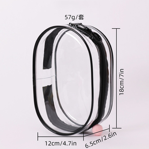 Transparent PVC Mini porte-clés organisateur étui mignon boîte mystère pochette de rangement pour jouets couleur aléatoire sacs fourre-tout promotionnels - Product Image 4