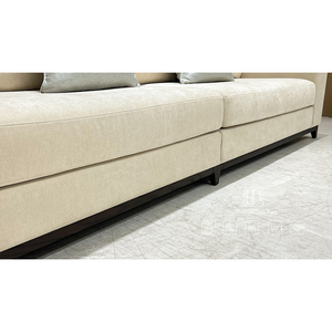 China Supplier High Quality White Fabric Rectangular Sectional Latest <b>Living</b> <b>Room</b> Modular Sleep <b>Sofas</b> 01 High Quality White - Product Image 3