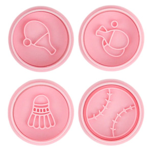 Moules à biscuits 3D en forme de ballon de basket, de football et de rugby, pour la création de biscuits en relief - Product Image 5