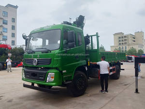 รถดัมพ์ตงฟง 4x2 พร้อมเครนไฮดรอลิกแบบพับได้ Shenbai 8 ตัน กำลังลดราคา - Product Image 4