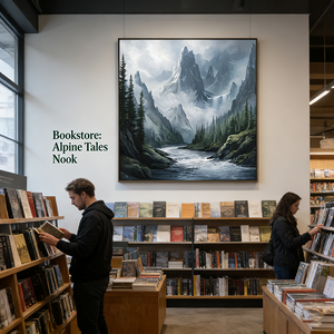 ภาพจิตรกรรมฝาผนังที่ปรับแต่งได้ พิมพ์ด้วยมือบนผ้าใบสไตล์มินิมอลสมัยใหม่ เหมาะสำหรับตกแต่งบ้าน ศิลปะโลหะสมัยใหม่ - Product Image 2