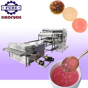 Konjac-línea de producción de Boba de gelatina de Agar Tapioca de cristal, máquina para hacer perlas de té de burbujas