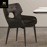 Table de manucure au design moderne et simple, chaise de salle à manger de luxe, chaise décorative à dossier bas avec accoudoirs, chaise de restaurant