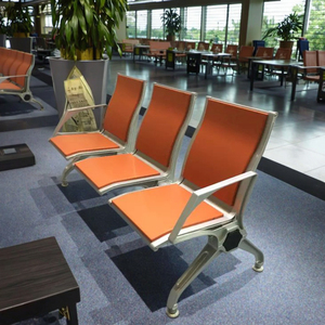 مستشفى حديث من سبائك الألومنيوم مع وسادة مسند ذراع لمحطة المطار أو مناطق انتظار المطار - Product Image 2