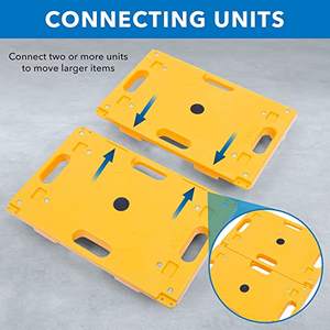 Aansluitbaar Meubels Dolly Flatbed Winkelwagen Voor <span class=keywords><strong>Moving</strong></span> Piano, Wasmachine, Banken, Koelkasten, Cabenit, dozen Platform <span class=keywords><strong>Trolley</strong></span> - Product Image 4