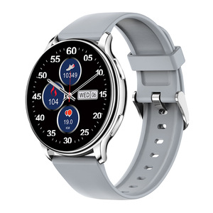 2023 nuovo arrivo Smart Watch impermeabile BT chiamando <span class=keywords><strong>orologio</strong></span> a schermo rotondo <span class=keywords><strong>con</strong></span> <span class=keywords><strong>cinturino</strong></span> <span class=keywords><strong>in</strong></span> pelle e <span class=keywords><strong>acciaio</strong></span> <span class=keywords><strong>Smartwatch</strong></span> - Product Image 2