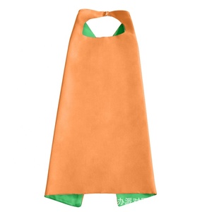 ชุดเสื้อคลุมและหน้ากากสองชั้นแบบกลับด้านได้สำหรับเด็กซูเปอร์ฮีโร่สีทึบสำหรับปาร์ตี้วันเกิดคอสเพลย์ฮาโลวีน - Product Image 5