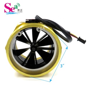 Sensor de Flujo de Efecto Hall de Aluminio Electrochapado de 3 Pulgadas, Rango de Flujo de 20-500 LPM para Riego de Jardines y Plantas Acuáticas YF-DN80 - Product Image 1