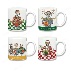 Wholesale Christmas Design Classic Photo Mug, Accept Customized Design Tea Cup, Sublimation Ceramic Coffee Mug With Photo