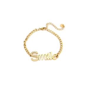 E350-B180-0196G สร้อยข้อมือแฟชั่นแบบโซ่และแบบเชื่อมต่อ - Product Image 2