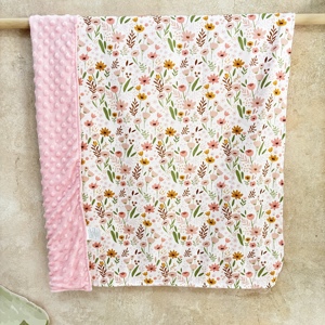 <span class=keywords><strong>Couverture</strong></span> douce double face pour bébé, tissu <span class=keywords><strong>Minky</strong></span> à pois d'un côté et coton de l'autre, <span class=keywords><strong>couverture</strong></span> légère non rembourrée pour tout-petit - Product Image 6