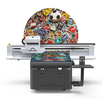 Printer UV kecepatan tinggi, Printer UV kecepatan tinggi untuk peningkatan pabrik 120x160cm, Format besar dengan CMYKW dan pernis, tinggi maks 300mm