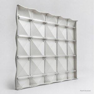 Revêtement de façade en mur-rideau à motif diamant blanc pour l'architecture commerciale - Product Image 5