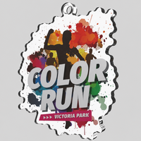 Médaille de course personnalisée en acrylique Noble, trophée de la course de couleur, récompense pour les coureurs, souvenir d'événement sportif, cadeau de la course Victoria Park