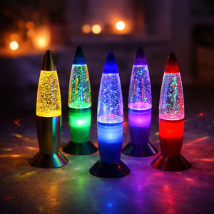 Luz Nocturna LED con Forma de Cohete, ABS, Cambio de Color Dinámico, Regalo de Navidad, Ambiente Festivo, Juguete Divertido para Niños, Guangdong, China - Product Image 3