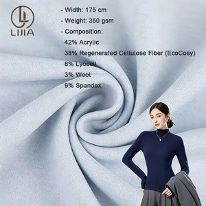 Tela de Cachemira Merino Ecológica Lijia, 38% Fibra de Celulosa Regenerada, Tela Suave y Transpirable para Pijamas y Ropa de Moda - Product Image 1