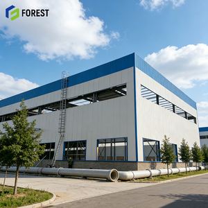 Atelier, Bâtiment de Bureau, Hôpital, Centre de Stockage et de Distribution, Logistique en Structure Acier Préfabriquée à Montage Rapide et Polyvalente - Product Image 1