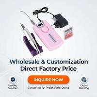 Vente en gros de perceuses à ongles personnalisées, machine à ongles rechargeable OEM/ODM 30000RPM