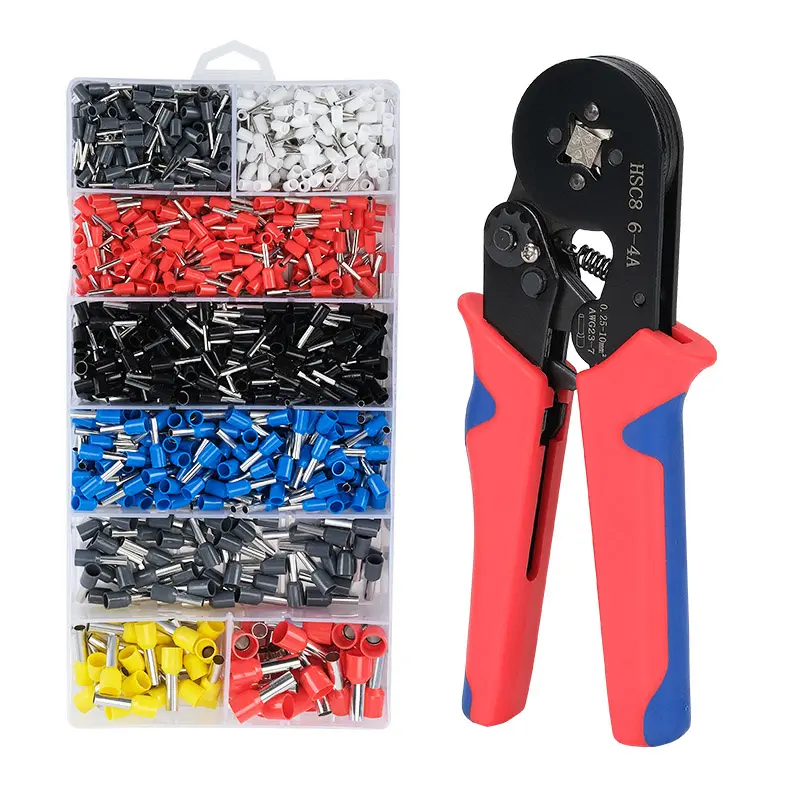 Crimp Wire Ferrules Kit Crimping cable terminal Set Wire Terminal Crimper Connector Plier Set Insulated Terminator