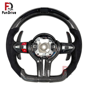 Volante in Pelle e Fibra di Carbonio Serie F M Sport per <span class=keywords><strong>BMW</strong></span> <span class=keywords><strong>F30</strong></span> 340i F10 535i F32 <span class=keywords><strong>F20</strong></span> F36 F22 M4 F82 X5 F15 F80 M3 F11 F31 F01 - Product Image 5
