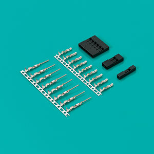 10pcs 4p קו 4p סיכות 2.54 מ "מ פליז מגע נקבה כדי מחבר כבל מקשר רב הנשי חוט מגשר קושר עבור לוח לחם 20 ס" מ - Product Image 4