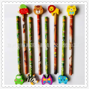 Goma de borrar promocional para lápices, tamaño ideal, increíble goma de borrar de madera personalizada con forma de animal, de alta calidad - Product Image 4