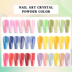 Ensemble de poudre de cristal de couleur d'ongle en gros outil d'ongle étendu poudre sculptée en trois dimensions poudre infiltrante ensemble de 28g - Product Image 2