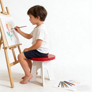 Tabouret Enfant 2026 Durable et Sûr, Antidérapant en Bois, Siège Léger pour l'Apprentissage <span class=keywords><strong>de</strong></span> la Propreté, Idéal pour Salle <span class=keywords><strong>de</strong></span> Jeux et Chambre à Coucher, Petits Tabourets Chaises - Product Image 4