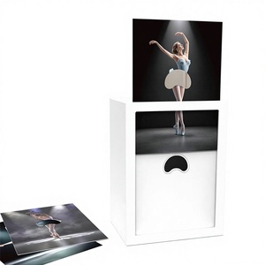 ของขวัญสำหรับครูสอนบัลเลต์ กรอบรูป LED กล่องใส่กระดาษทิชชู ไฟกลางคืนรูปเงาบัลเลริน่าสุดหรู สำหรับตกแต่งห้องเรียนเต้นรำ - Product Image 2