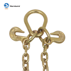 Chaîne de remorquage HIDEA G70 avec longue tige, attache en forme de poire, crochet en J, crochet de préhension, en acier allié galvanisé pour le fixation de cargaison sur <span class=keywords><strong>porte</strong></span>-voitures - Product Image 5