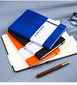 Hardback Custom <strong>Notebook</strong> Note Book A5 Gift Green Black Pu Leather Cover <strong>Notebook</strong> for School A5 - Product Image 2