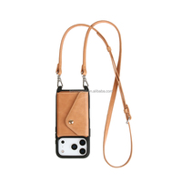Casing Kulit Sapi Asli Sinco Luxury, Dompet Kulit Wanita Mewah, Casing Ponsel Selempang Kulit