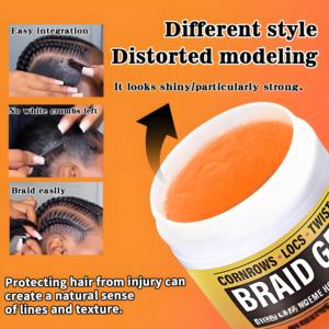 Gel tạo kiểu tóc dreadlock giữ nếp siêu mạnh 120ml, nhãn hiệu riêng, giữ nếp cả ngày, dùng cho tết tóc, tạo kiểu xoắn, giữ nếp tóc, gel tạo kiểu tóc tết bím. - Product Image 3