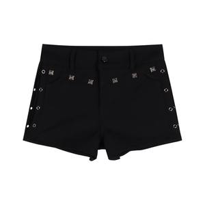 กางเกงขาสั้นผ้าฝ้ายสีดำสำหรับผู้หญิงกางเกงขาสั้นเซ็กซี่แนวสตรีทเอวสูงแนวสปอร์ตเอวสูงสำหรับวัยรุ่นกลางแจ้งฤดูร้อน - Product Image 1