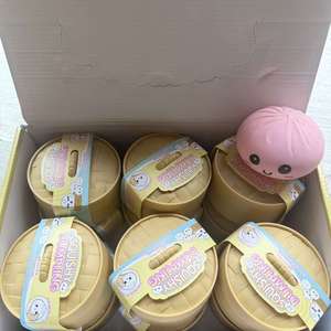 Peluche <span class=keywords><strong>Taiba</strong></span> en forme de boulette de riz cuite à la vapeur de 8,5 cm / 3,4 pouces pour enfants et adultes. Ne mangez pas. - Product Image 3
