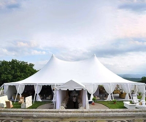 Chapiteau d'église de luxe commercial <span class=keywords><strong>Orangerie</strong></span> en verre Atrium extérieur Lieu Tente d'événement de mariage - Product Image 1