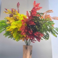YOPIN-2882 Bractées artificielles d'automne en Melaleuca, fausses feuilles de théier pour la décoration florale de la maison, des mariages et de Thanksgiving
