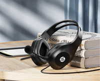 Casque de jeu filaire HP DHH-1601 Écouteurs de jeu Contrôleur de jeu Casque d'écoute supra-auriculaire avec microphone