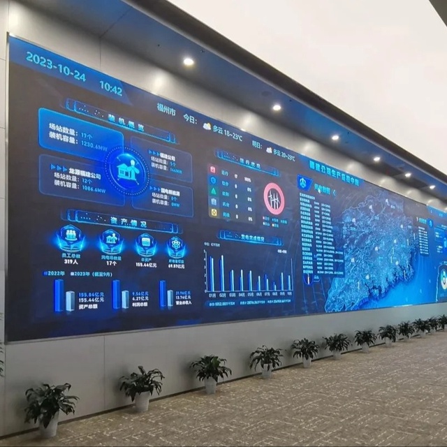 P0.79mm Indoor Theater UHD Micro LED Tile Display 4K Panel Video Wall with 500-800 Nits Brightness and 5-Year Warranty