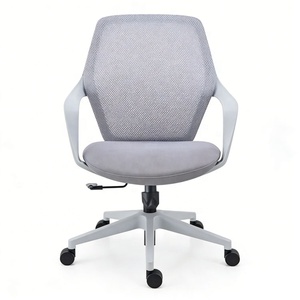 <span class=keywords><strong>Chaise</strong></span> de bureau pivotante à <span class=keywords><strong>dossier</strong></span> inclinable en maille 3D grise <span class=keywords><strong>avec</strong></span> mécanisme verrouillable, tissu <span class=keywords><strong>haute</strong></span> élasticité, <span class=keywords><strong>chaise</strong></span> de lecture pivotante <span class=keywords><strong>avec</strong></span> accoudoirs en PP - Product Image 3