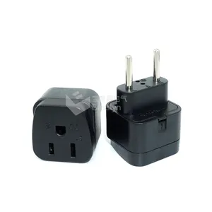 US to EU Plug Adapter for EU Type C Country Italy Spain Portugal