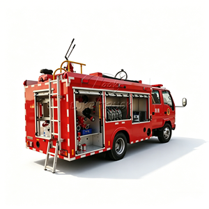 Camions de pompiers Isuzu économiques de 2 tonnes avec réservoir d'eau de 2 m³ pour les pays en développement - Product Image 1