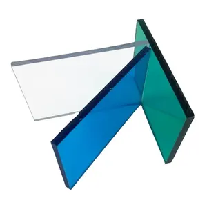 Panel rumah kaca polikarbonat solid lexan transparan, tahan cuaca
