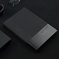 Cuadernos de Tapa Dura de Cuero A5 al por Mayor, Juegos de Regalo con Logotipo Personalizado, Libretas de Lujo para Oficina, Diario, Libretas para Tomar Notas en Reuniones, 100 Hojas