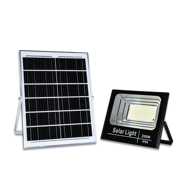 Professional High Quality LED Solar Flood Light Waterproof IP67 Aluminum Die-Casting 25/40/60/100/200/300W for Garden
